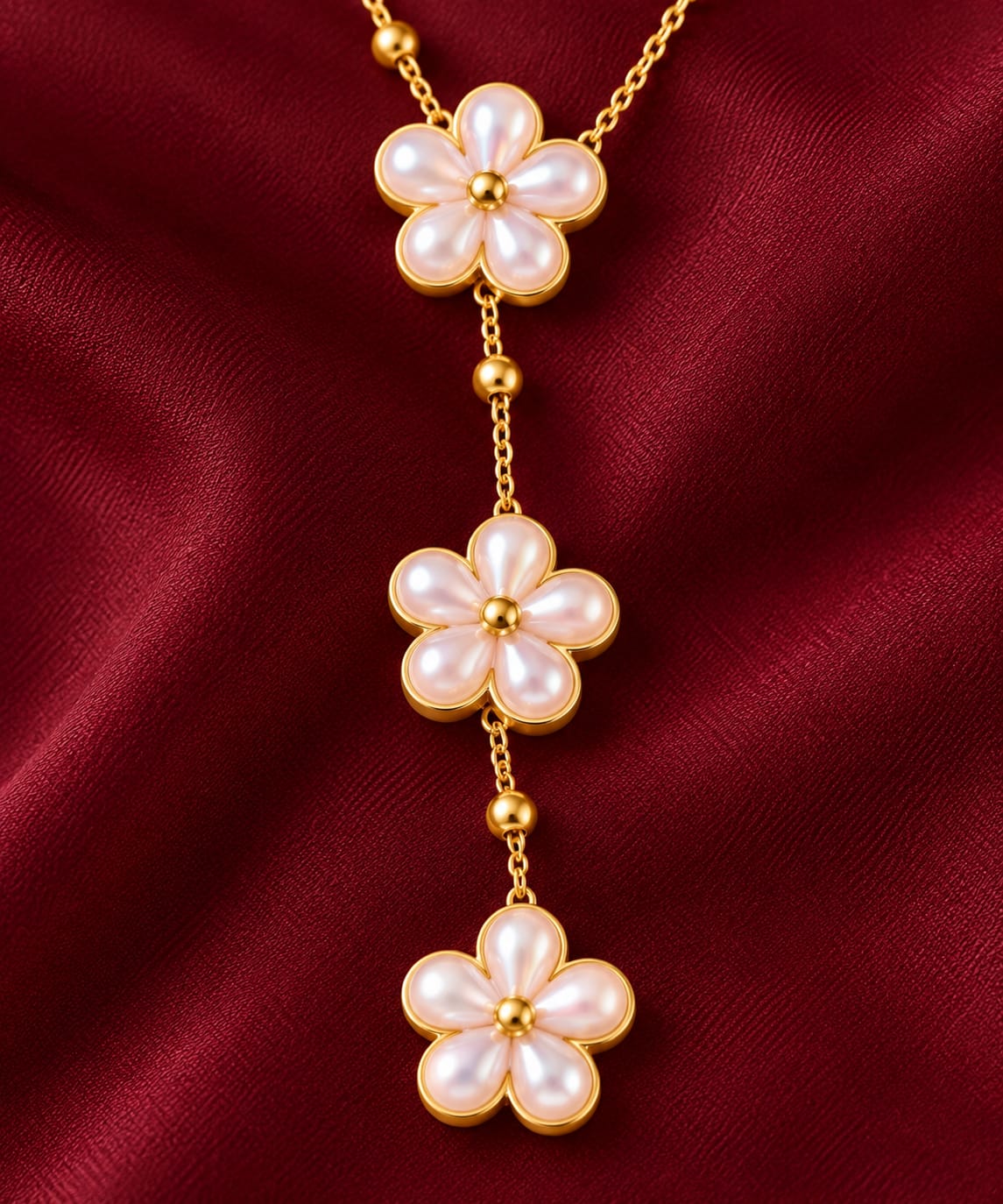 Daisy Drop Necklace